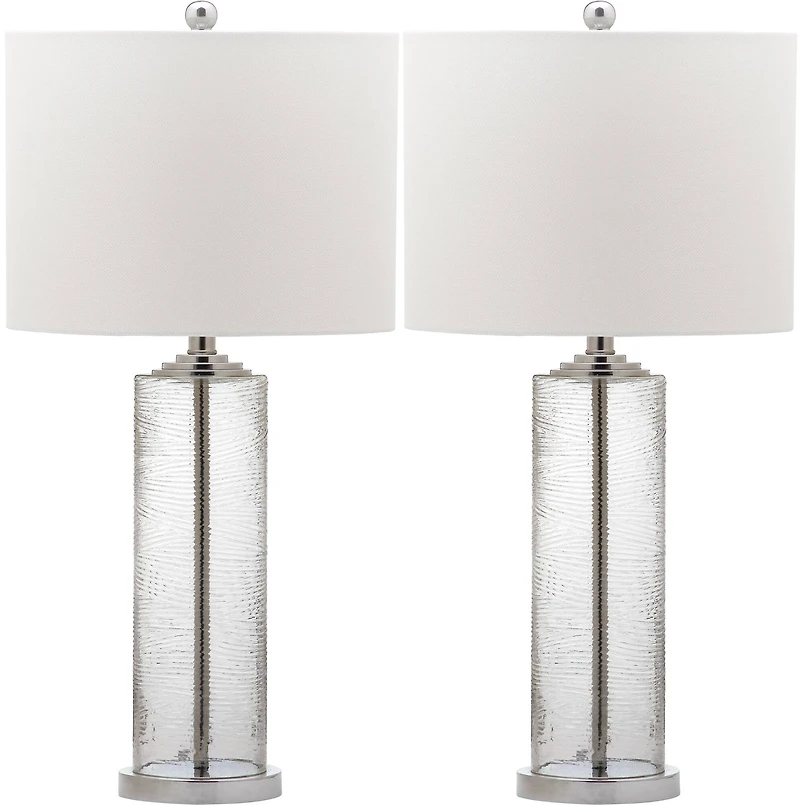 Grant Table Lamp Set in Clear