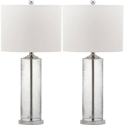 Grant Table Lamp Set in Clear
