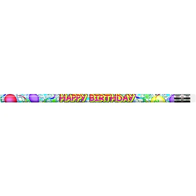 Happy Birthday Glitz Pencils, 12 Dozen