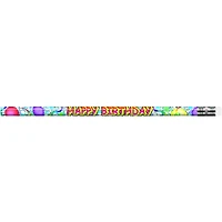 Happy Birthday Glitz Pencils, 12 Dozen