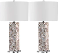 Jacoby Table Lamp Set in Cream
