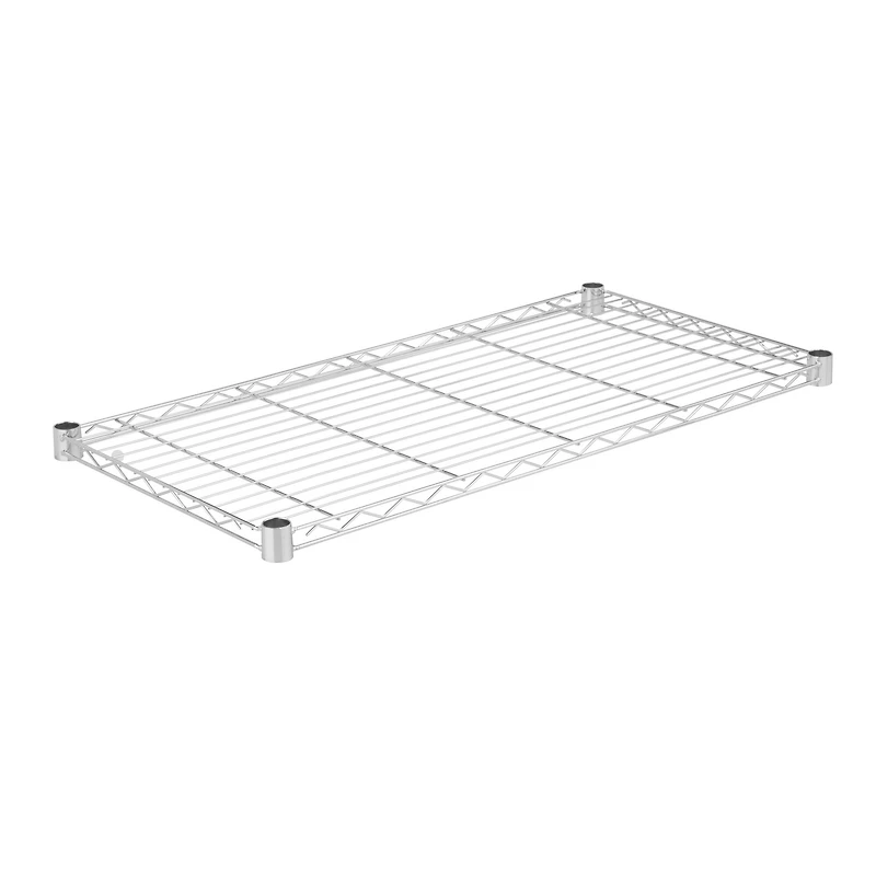 Honey Can Do 18" x 36" Chrome Steel Shelf, 350lb.