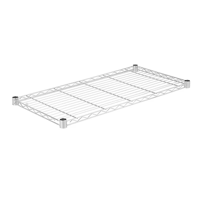 Honey Can Do 18" x 36" Chrome Steel Shelf, 350lb.