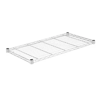 Honey Can Do 18" x 36" Chrome Steel Shelf, 350lb.