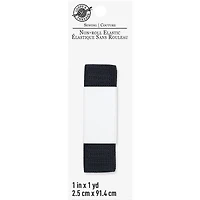 Black Non-Roll Elastic By Loops & Threads®