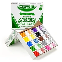 Crayola® Classpack® Fine Line Markers, Pack of 200