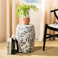 Blooming Tree Garden Stool in Flower Pattern