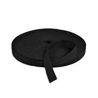 1" Black Polypropylene Webbing