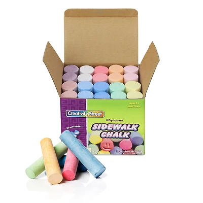 Creativity Street® Assorted Sidewalk Chalk, 6 Boxes