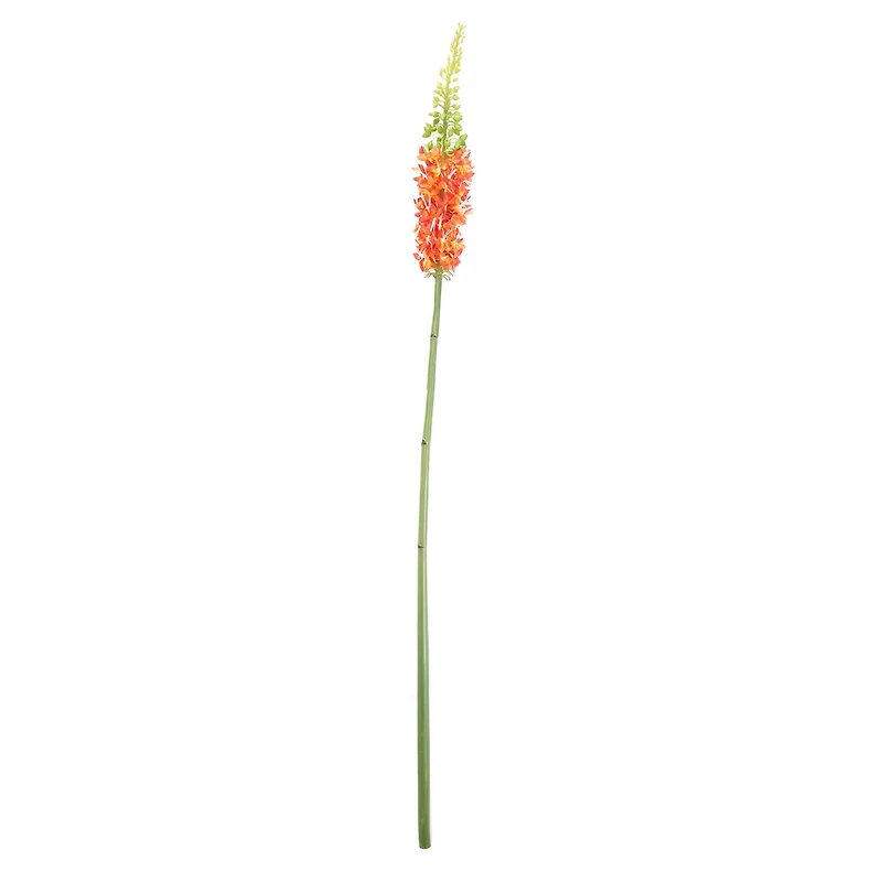 Orange and Red Foxtail Floral Crafting Stem