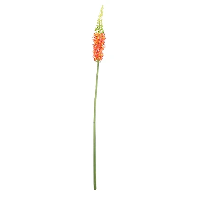 Orange and Red Foxtail Floral Crafting Stem