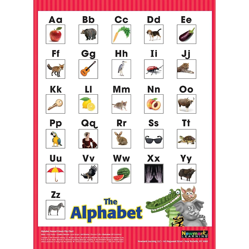 Alphabet Animal Friends Learning Flip Chart