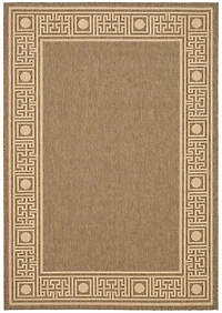 Courtyard Key Border 5'-3" X 7'-7" Area Rug