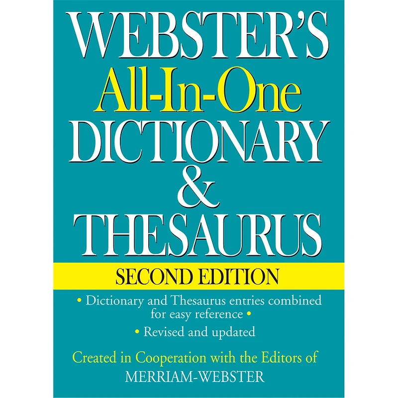 Webster's All-in-One Dictionary & Thesaurus