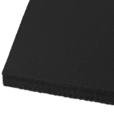 Black Adhesive Felt Sheets