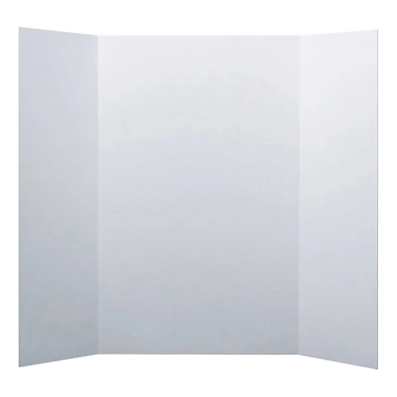 White Flipside Corrugated Project Board, 36" x 48, 24 Pack