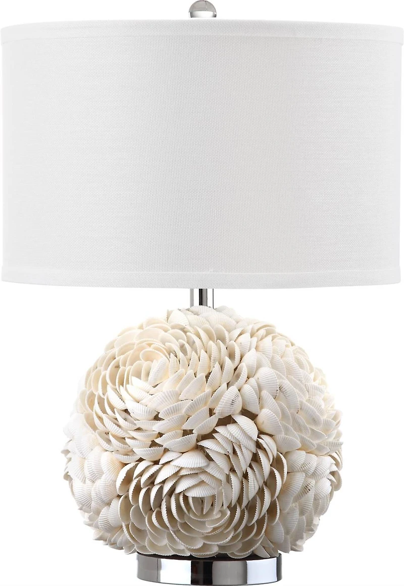 Pauley Table Lamp in White