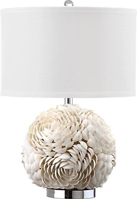 Pauley Table Lamp in White