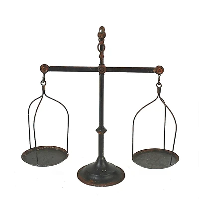 Hello Honey® Decorative Metal Scale with Bird Finial