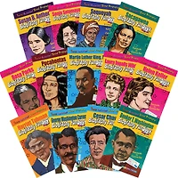 Women & Minorities Who Shaped Our Nation Biography FunBook, Set of 13