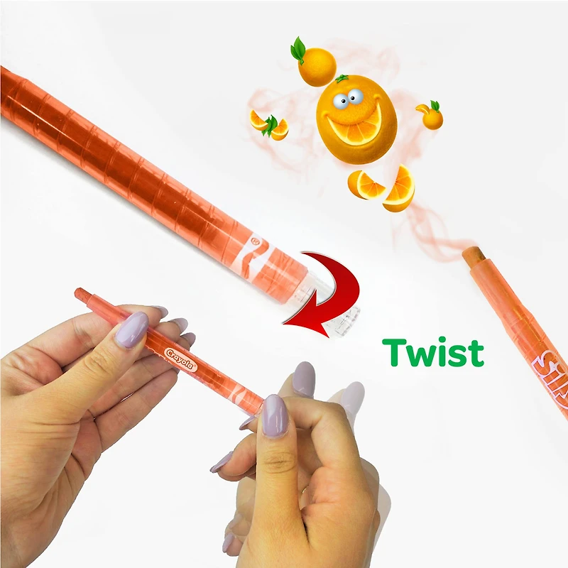 12 Packs: 24 ct. (288 total) Crayola® Silly Scents™ Mini Twistables® Crayons