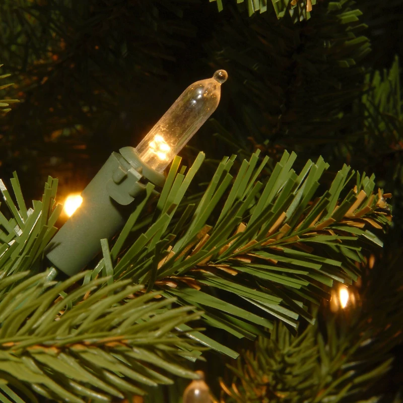 4.5 ft. Pre-Lit Dunhill® Fir Artificial Christmas Tree, Clear Lights