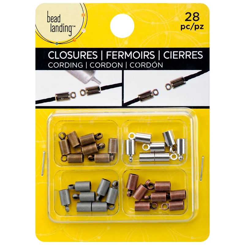 12 Pack: Cording Closures by Bead Landing™