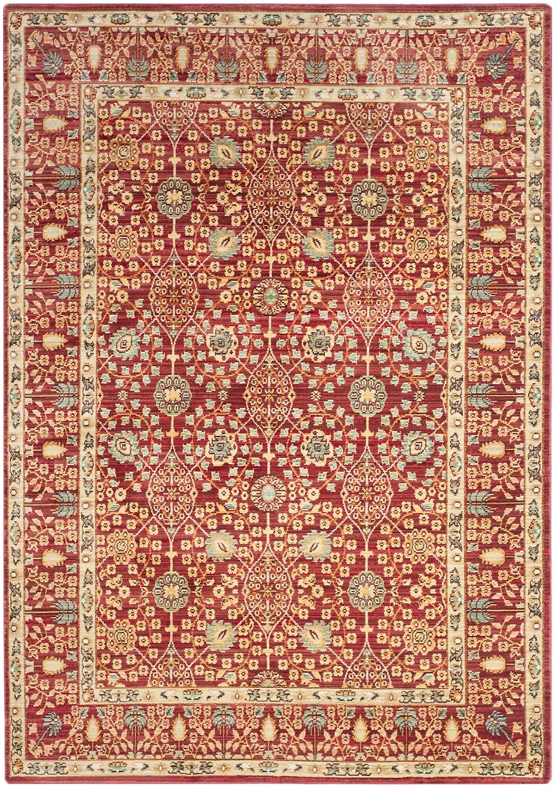 Valencia Floral Motif 4' X 6' Area Rug