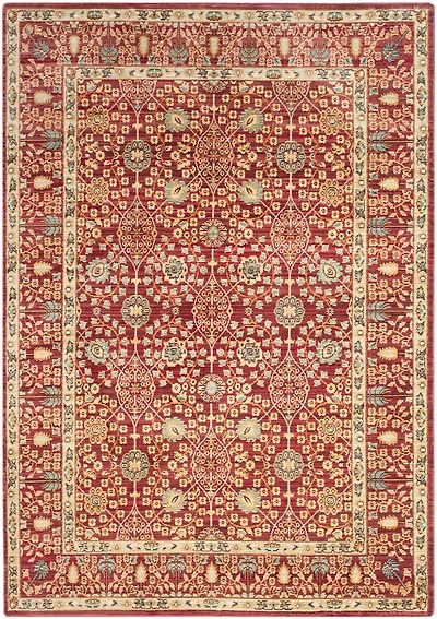 Valencia Floral Motif 4' X 6' Area Rug