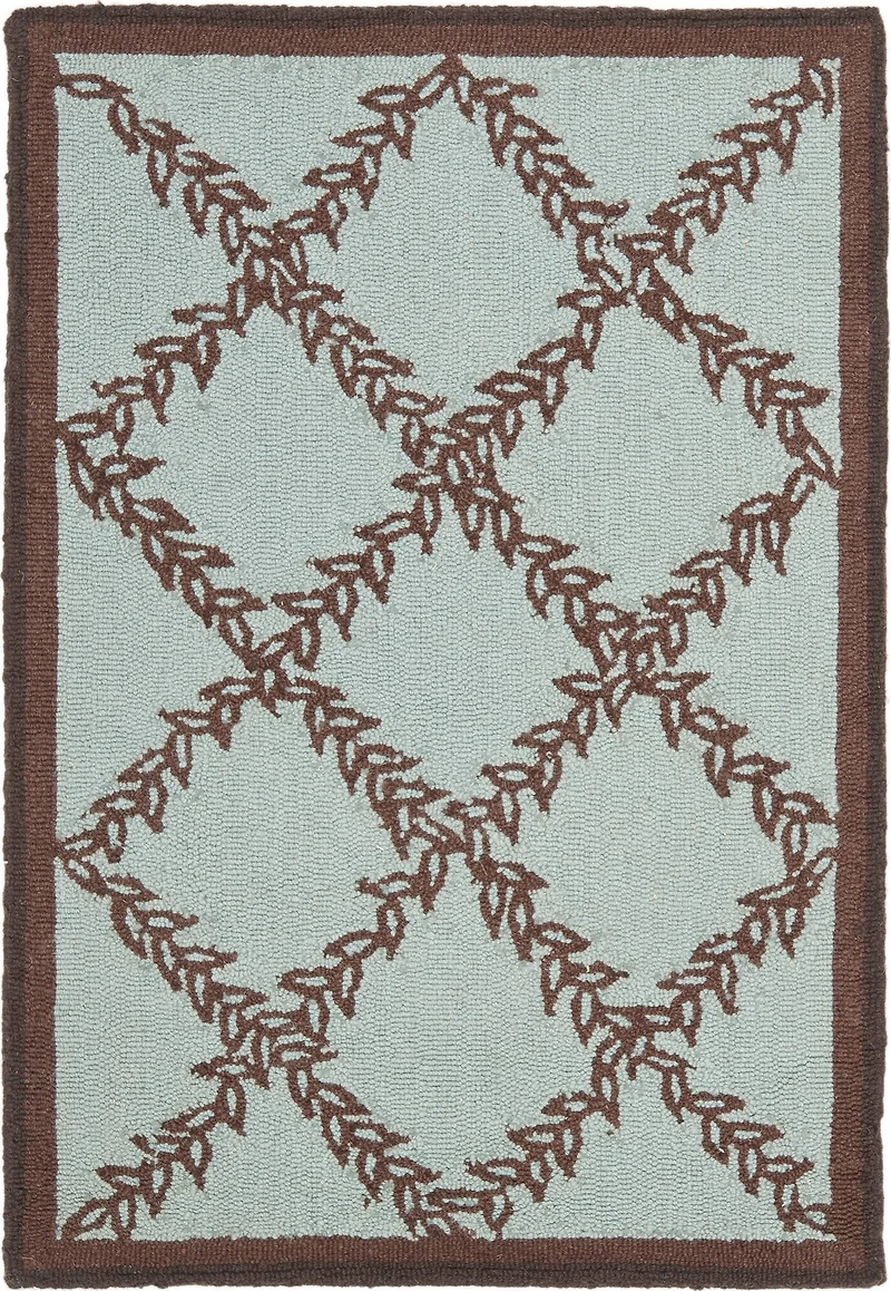 Chelsea Leaf Border 1'-8" X 2'-6" Accent Rug