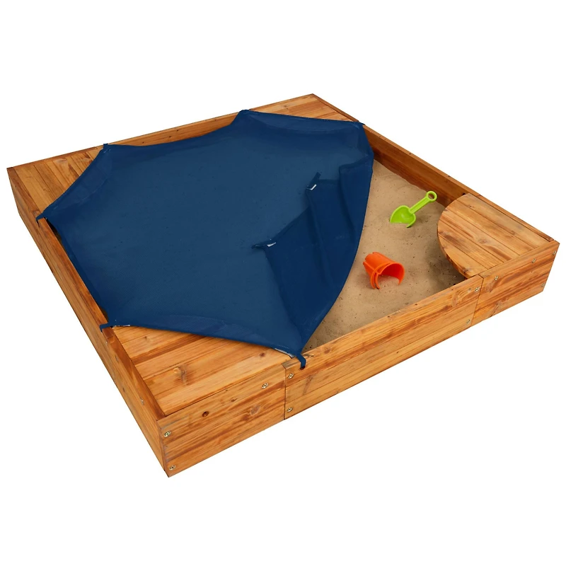 KidKraft Backyard Sandbox, Honey