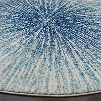 Evoke Burst 3' X 3' Round Area Rug
