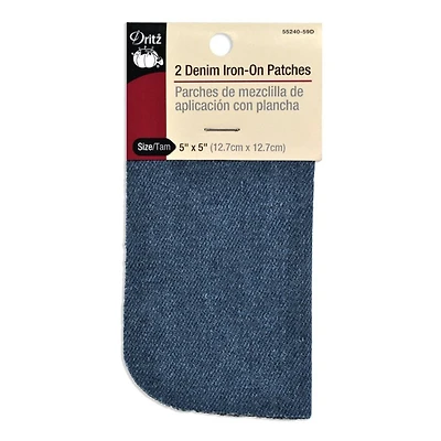 Denim Iron-On Patches - 2