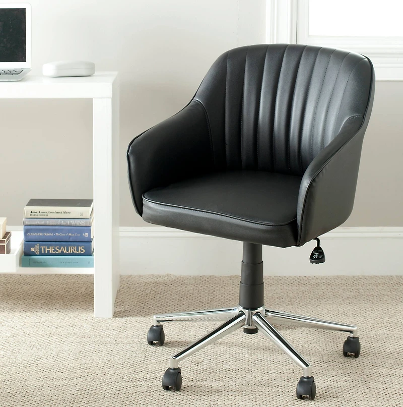 Hilda Desk Chair in Black