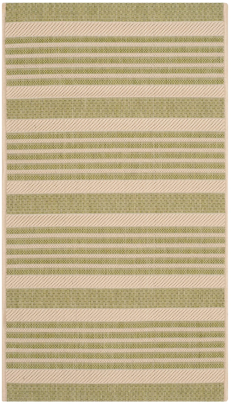 Courtyard Stripe 4' X 5'-7" Area Rug