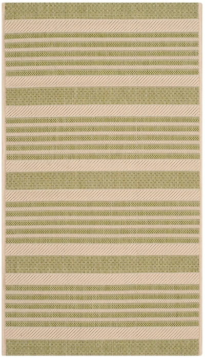 Courtyard Stripe 4' X 5'-7" Area Rug