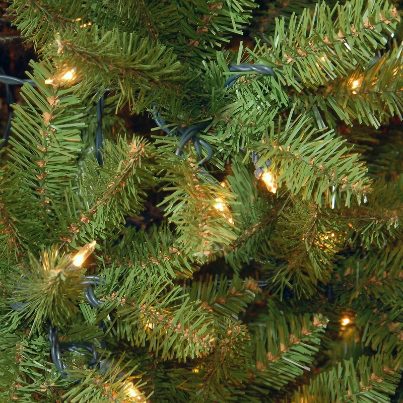 14 ft. Pre-Lit Kingswood™ Fir Pencil Artificial Christmas Tree, Clear Lights