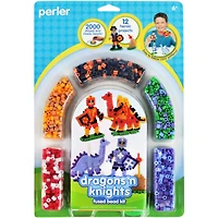 12 Pack: Assorted Perler™ Fused Bead Knights/Cars Kit
