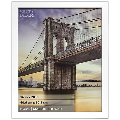 Home Flat White Frame by Studio Décor