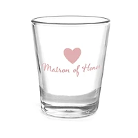 Hortense B. Hewitt Co. Wedding Party Heart Shot Glass, Matron of Honor
