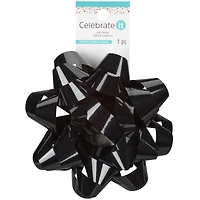 5.75" Black Lacquer Gift Bow by Celebrate It™
