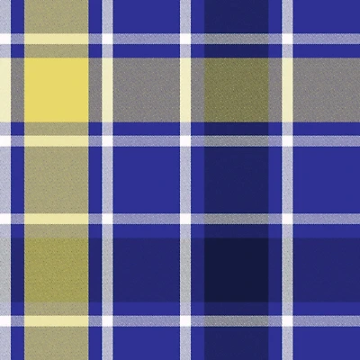 Springs Creative Bruno Plaid Navy Fleece Fabric