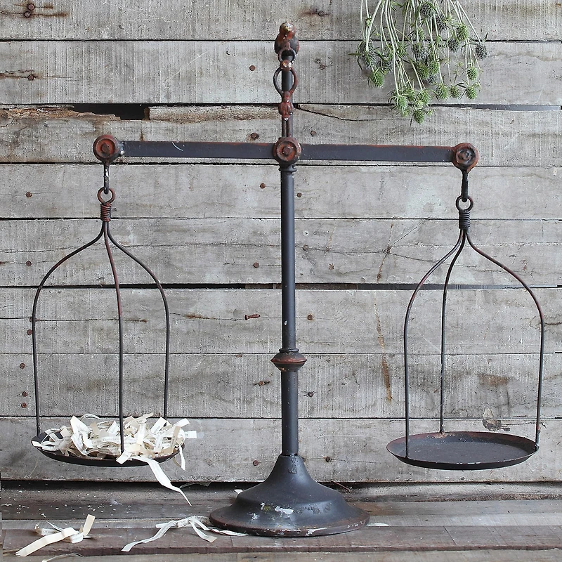 Hello Honey® Decorative Metal Scale with Bird Finial