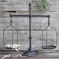 Hello Honey® Decorative Metal Scale with Bird Finial