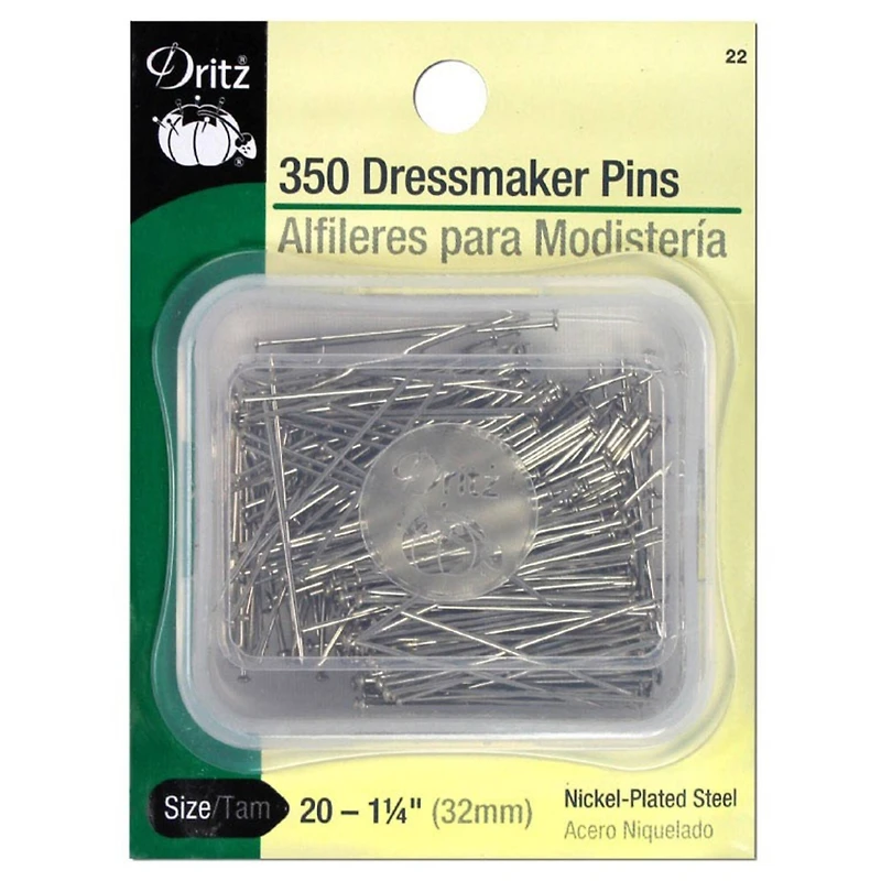 350 Dressmaker Pins, Size 20