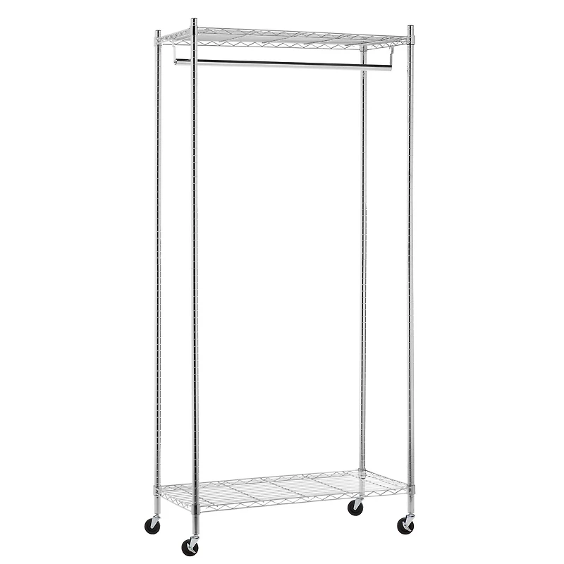 Honey Can Do 75" Chrome Heavy Duty Urban Garment Rack