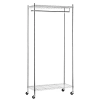 Honey Can Do 75" Chrome Heavy Duty Urban Garment Rack