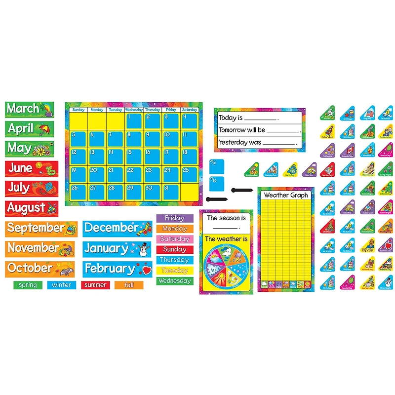 Trend Enterprises Year Around Calendar Bulletin Board Set