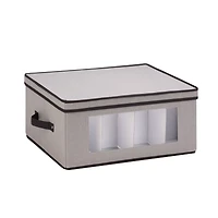 8 Pack: Honey Can Do Gray Large Window Storage Chest