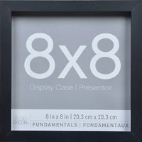 3 Pack Fundamentals 8" x 8" Black Shadow Boxes by Studio Décor®